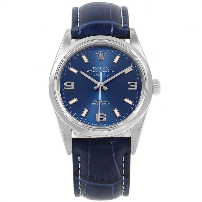 Rolex | Air King | 14000 | Steel | 34 mm | Steel | Blue | Automatic