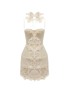 Rebellion Filigree mini dress