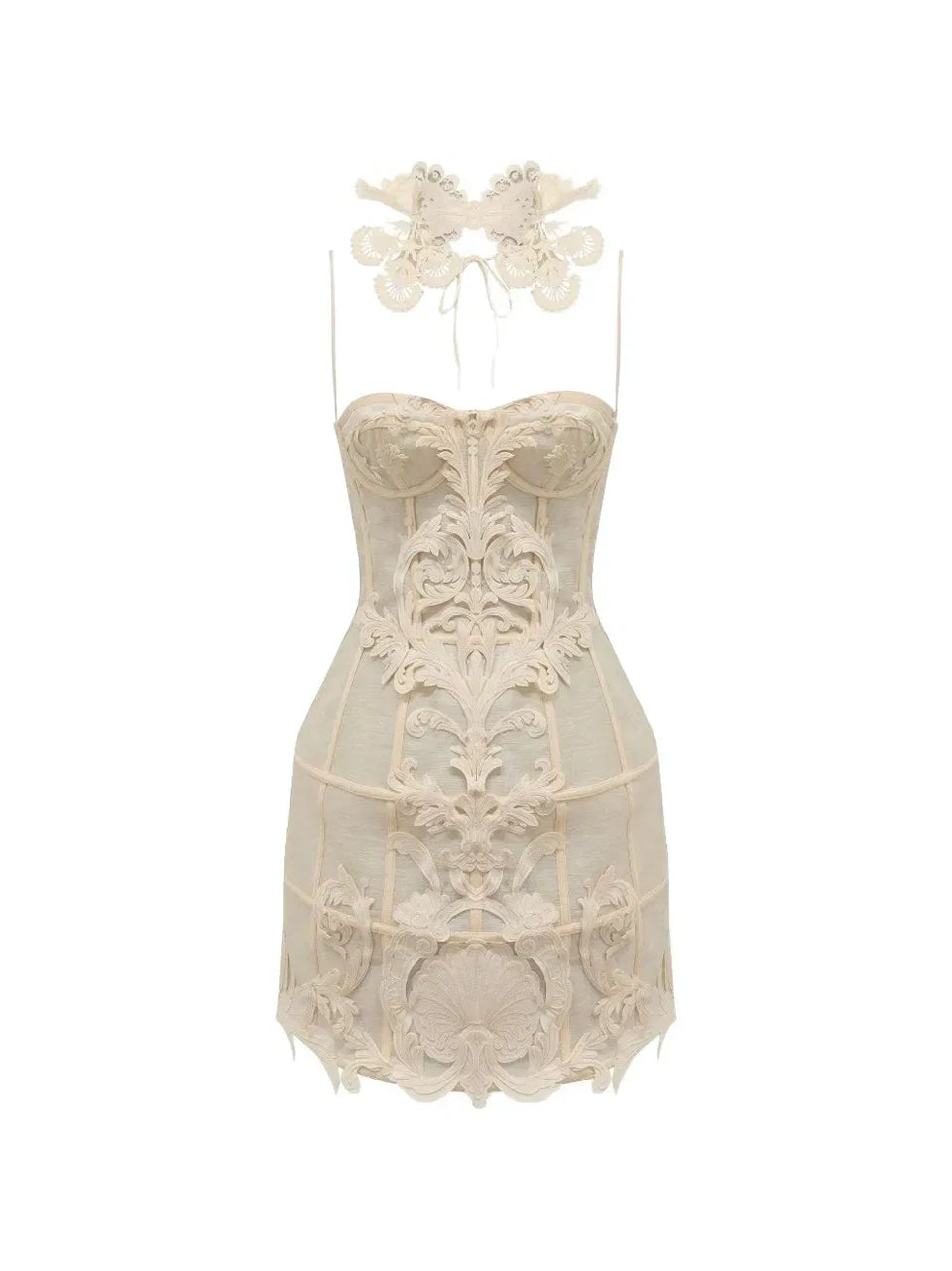 Rebellion Filigree mini dress