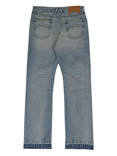 distressed beach bum denim jeans