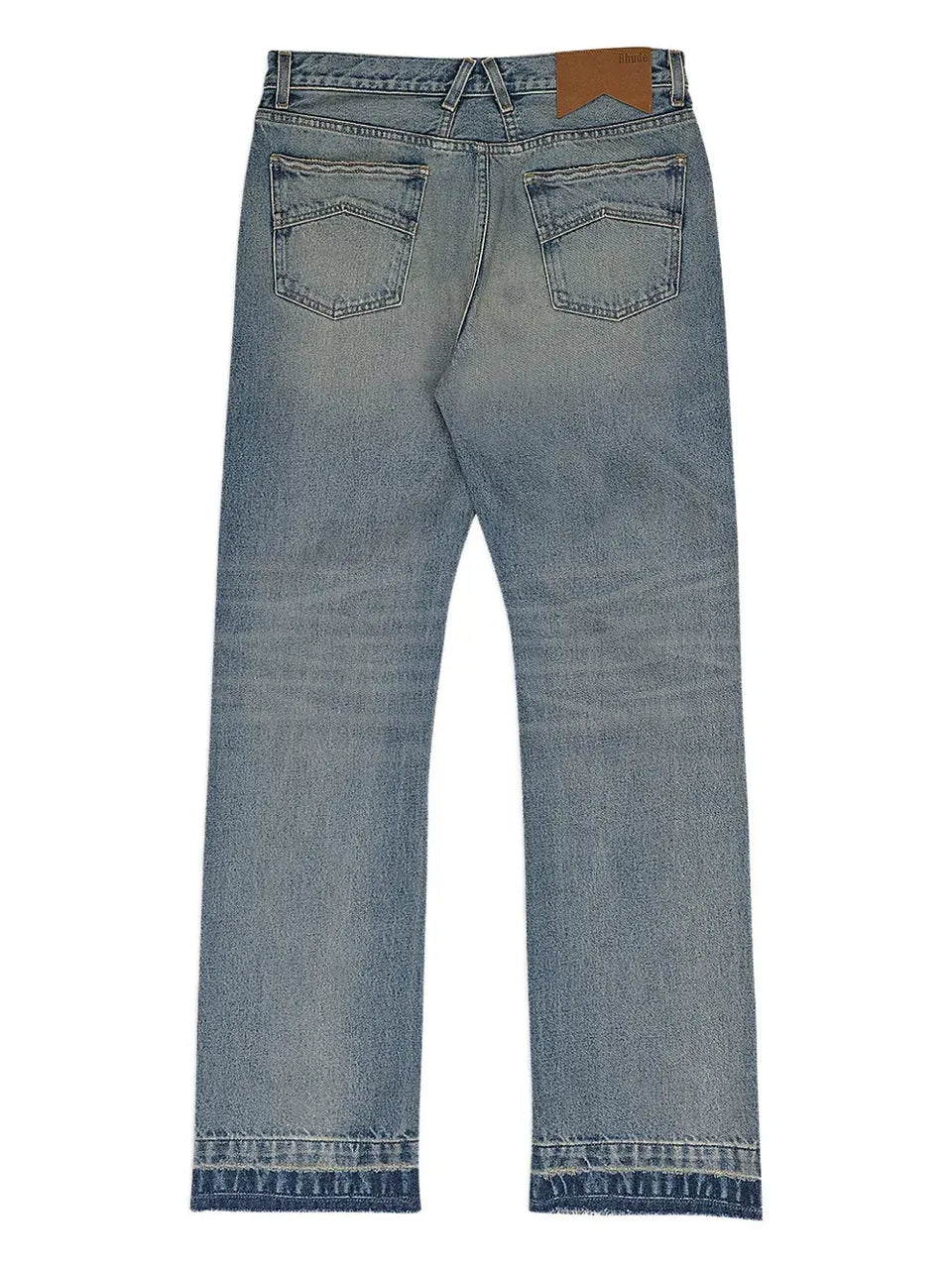 distressed beach bum denim jeans