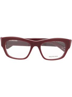 logo-print rectangle-frame glasses