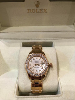 Rolex | Datejust | 69298 | Yellow gold | 29 mm | Yellow gold | Mother of pearl | Automatic