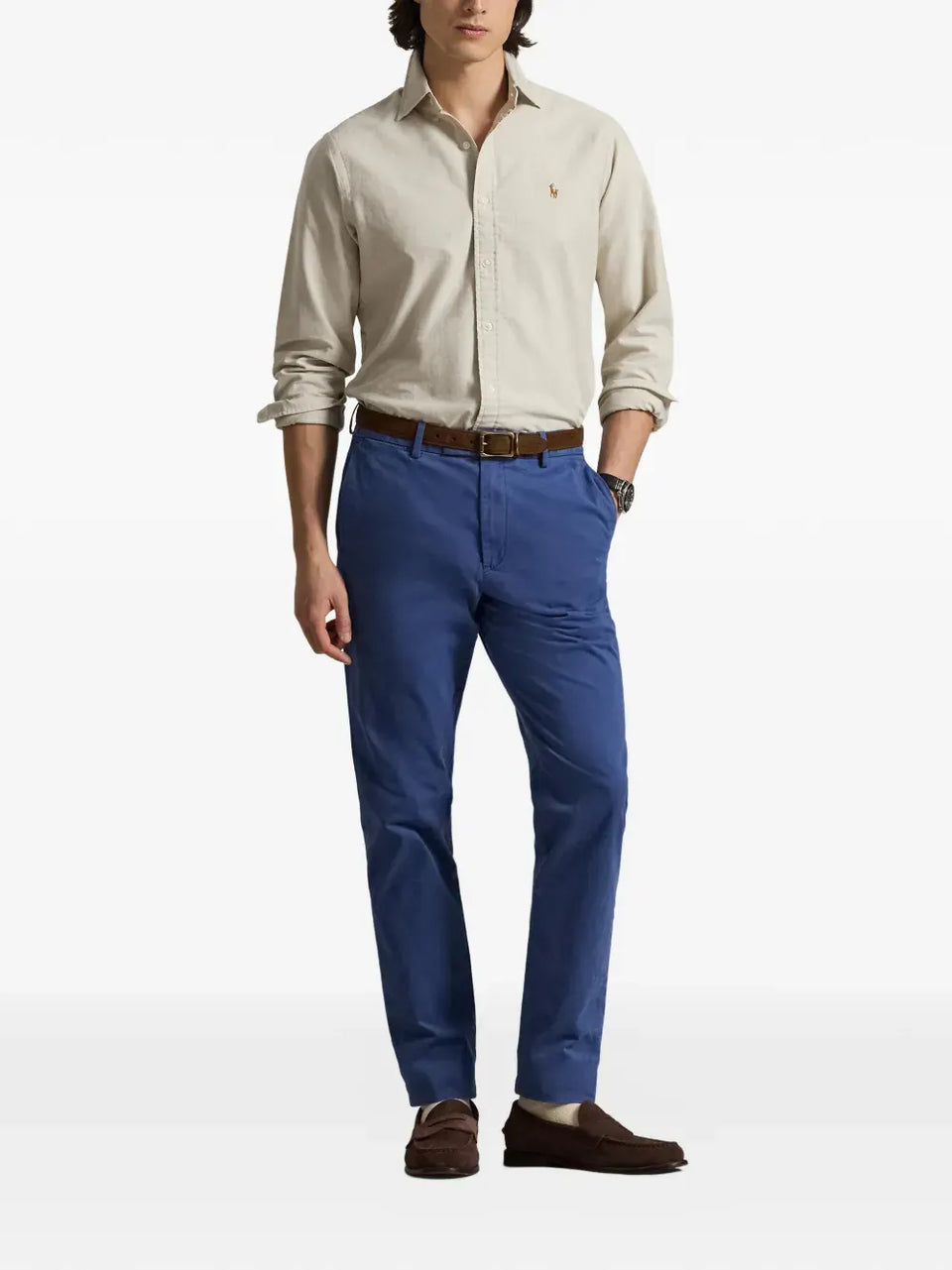 The Iconic Oxford embroidered shirt