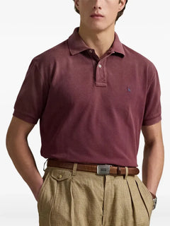 ombre-effect polo shirt