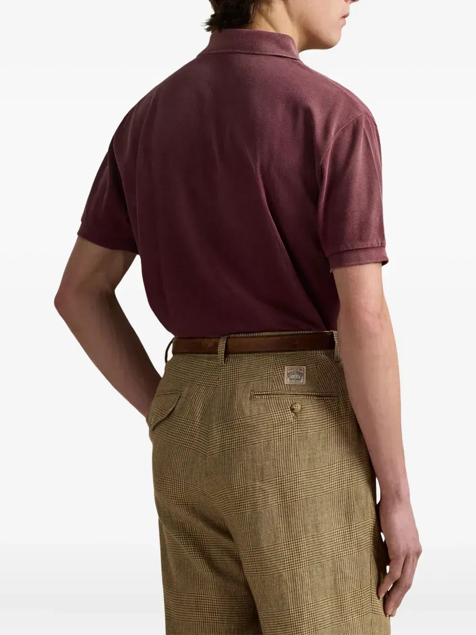 ombre-effect polo shirt