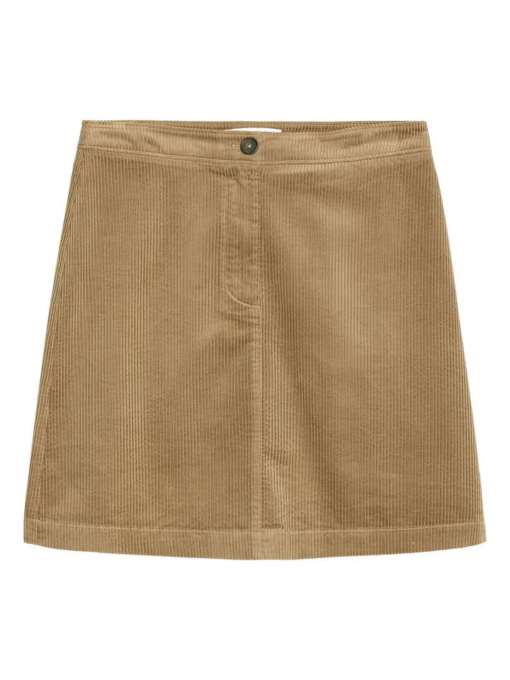 corduroy mini skirt