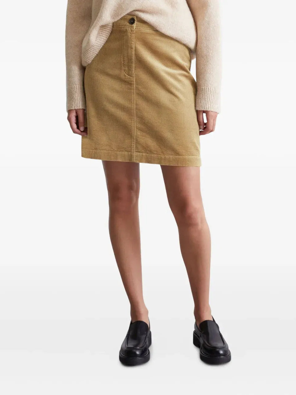 corduroy mini skirt