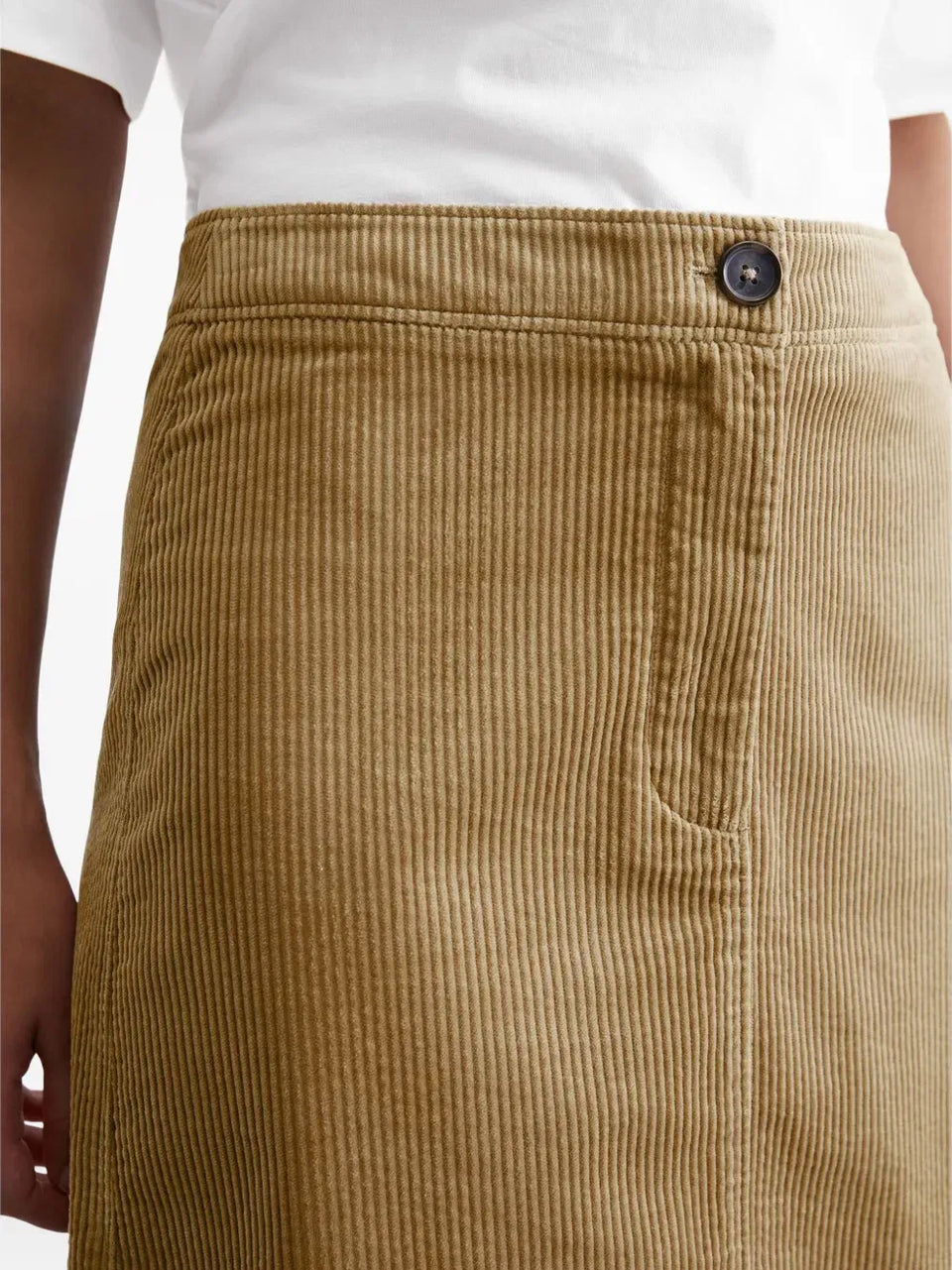 corduroy mini skirt