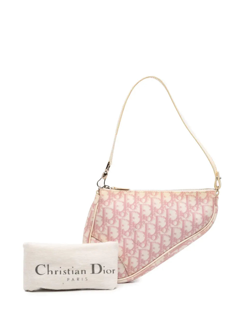 2003 Mini Diorissimo Coated Canvas Saddle Pochette shoulder bag