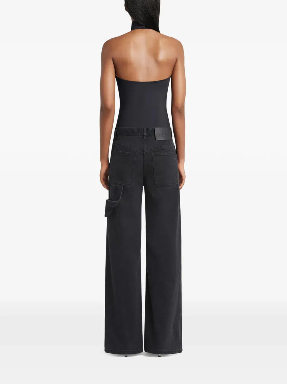black baggy jeans