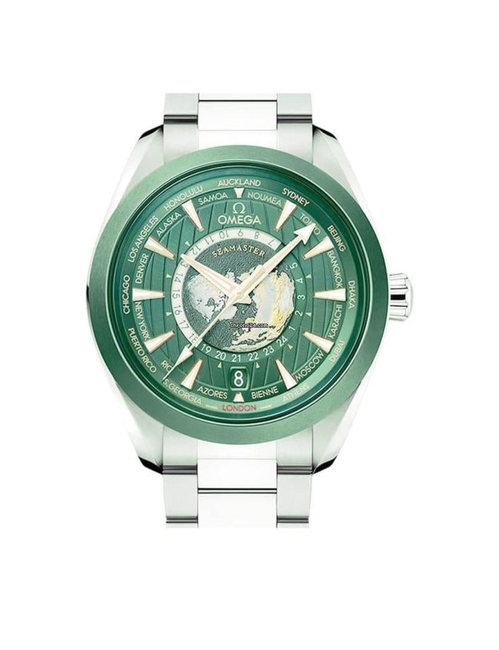 Omega Seamaster Aqua Terra Worldtimer150m 43 mm otomatik saat 220.30.43.22.10.001