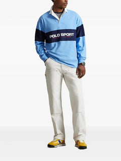 colourblock rugby sweater
