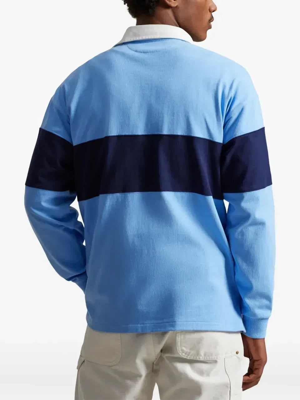 colourblock rugby sweater