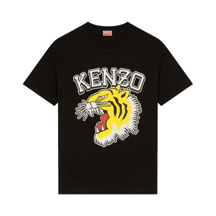 Kenzo Tiger Varsity Oversize T-Shirt Black