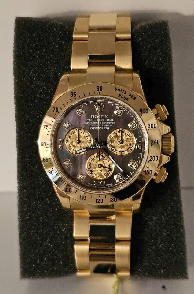 Rolex | Daytona | 116528 | Gold/Steel | 40 mm | Yellow gold | Mother of pearl | Automatic