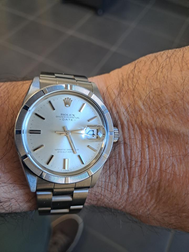 Rolex | Oyster Perpetual | 1501 | Steel | 34 mm | Steel | Silver | Automatic