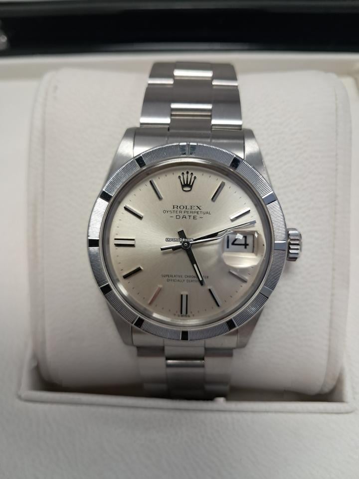 Rolex | Oyster Perpetual | 1501 | Steel | 34 mm | Steel | Silver | Automatic