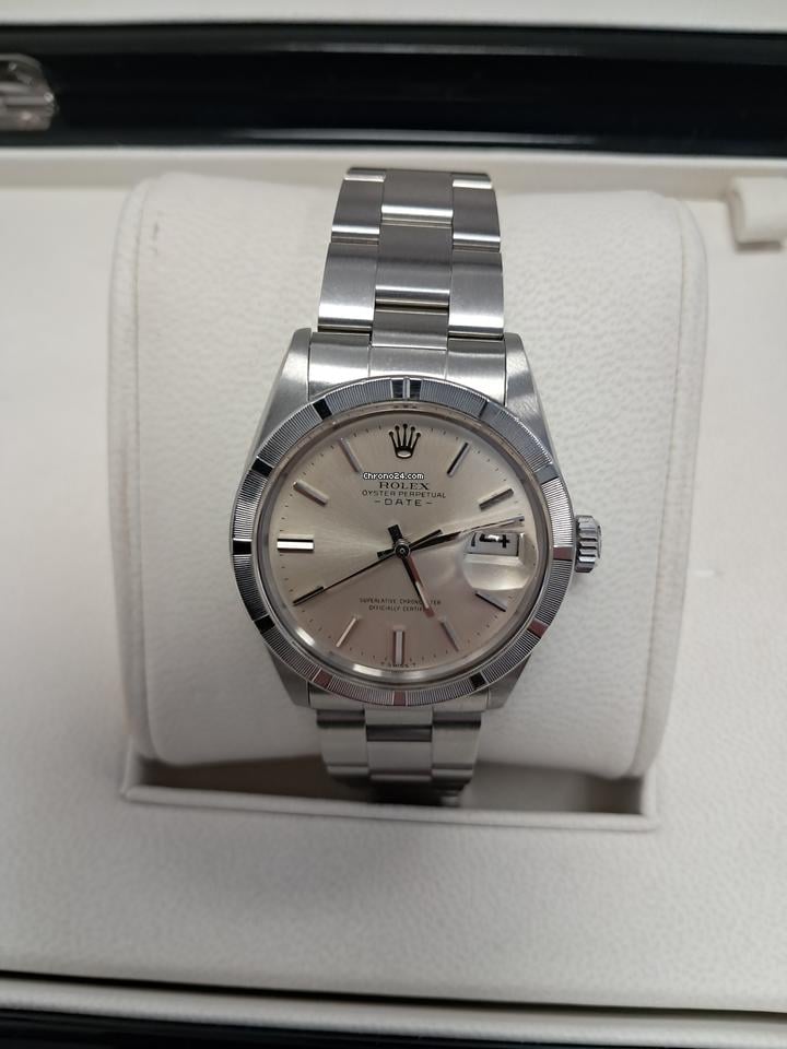 Rolex | Oyster Perpetual | 1501 | Steel | 34 mm | Steel | Silver | Automatic