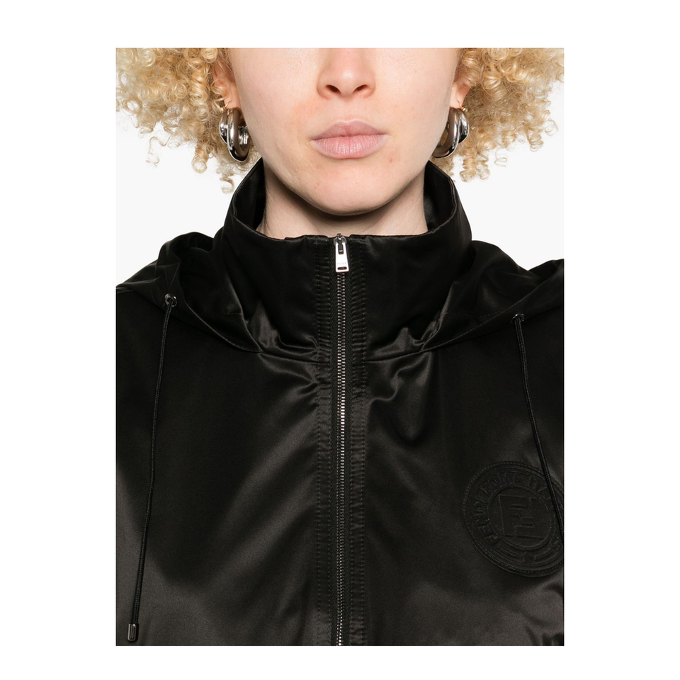 Cropped Gilet with High Collar