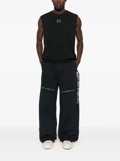 logo-tape trousers
