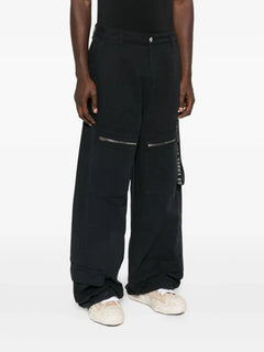 logo-tape trousers