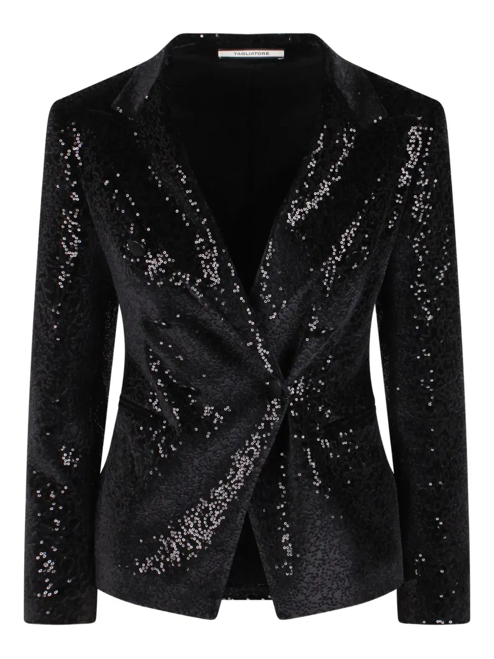 sequin-embellished blazer
