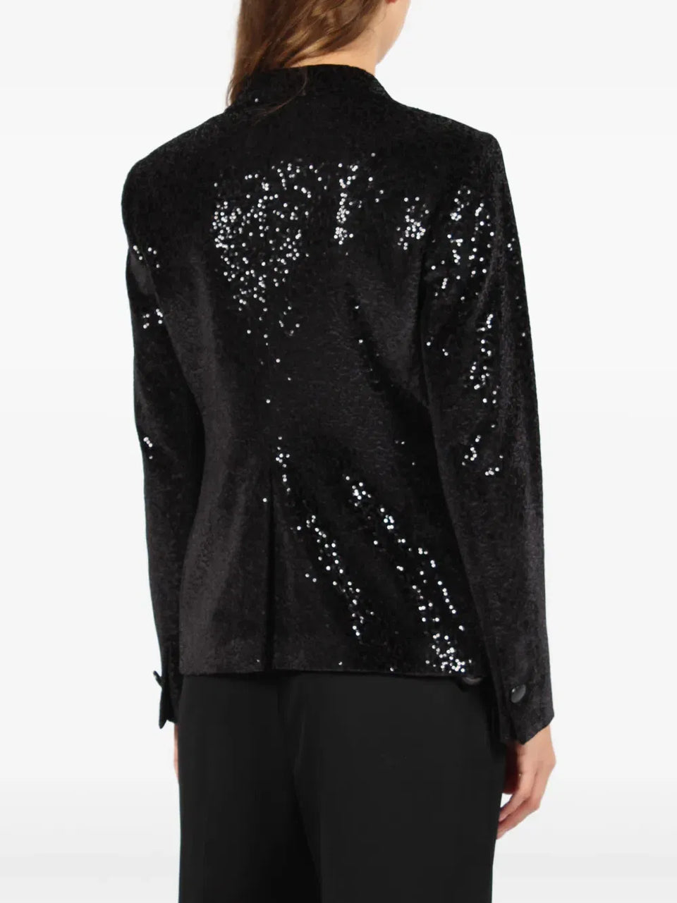 sequin-embellished blazer