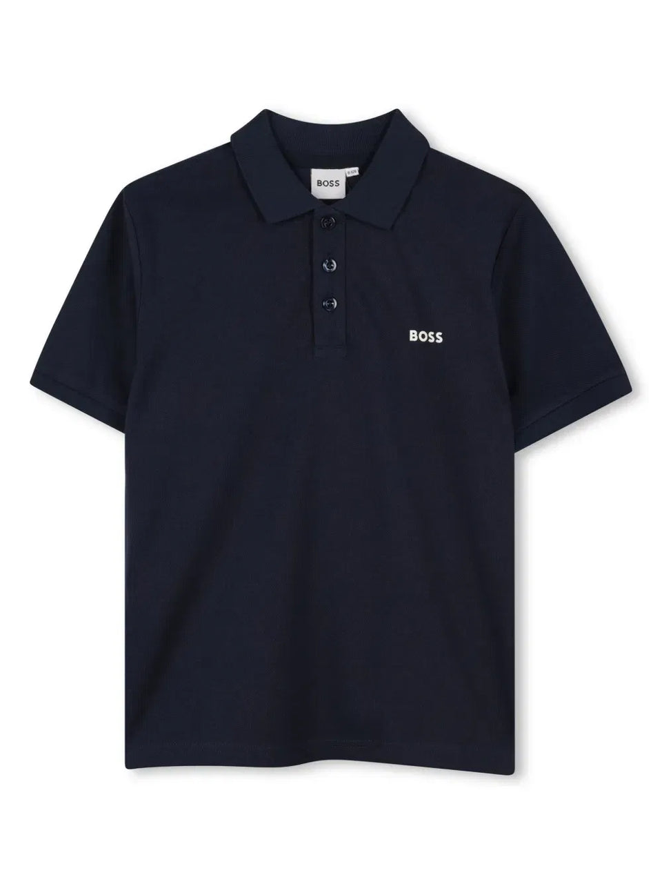 logo-print cotton polo shirt