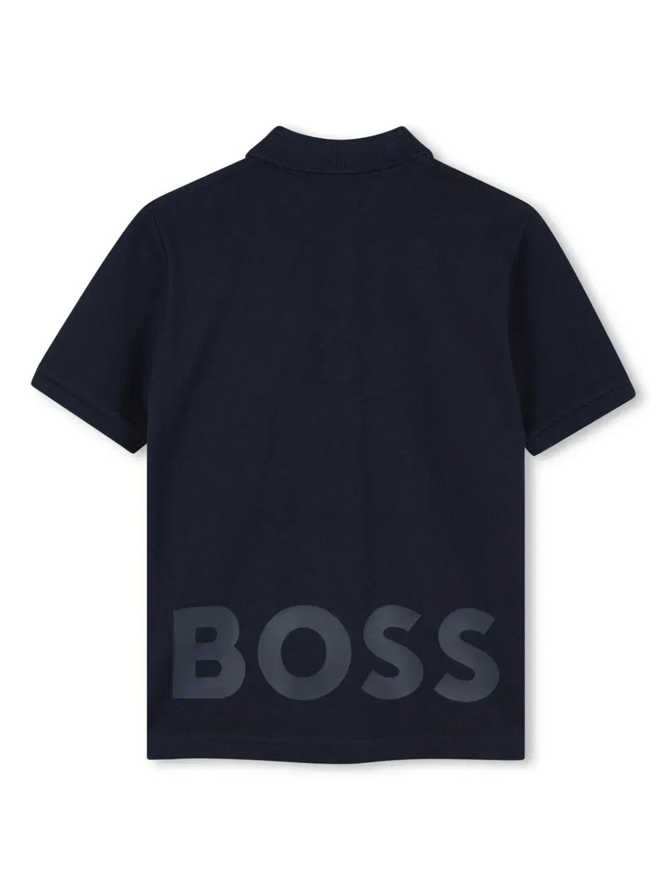 logo-print cotton polo shirt