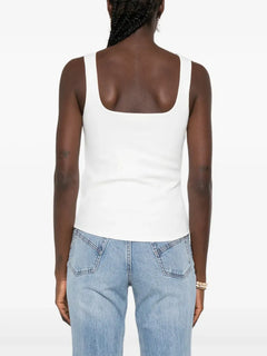 embellished neckline top