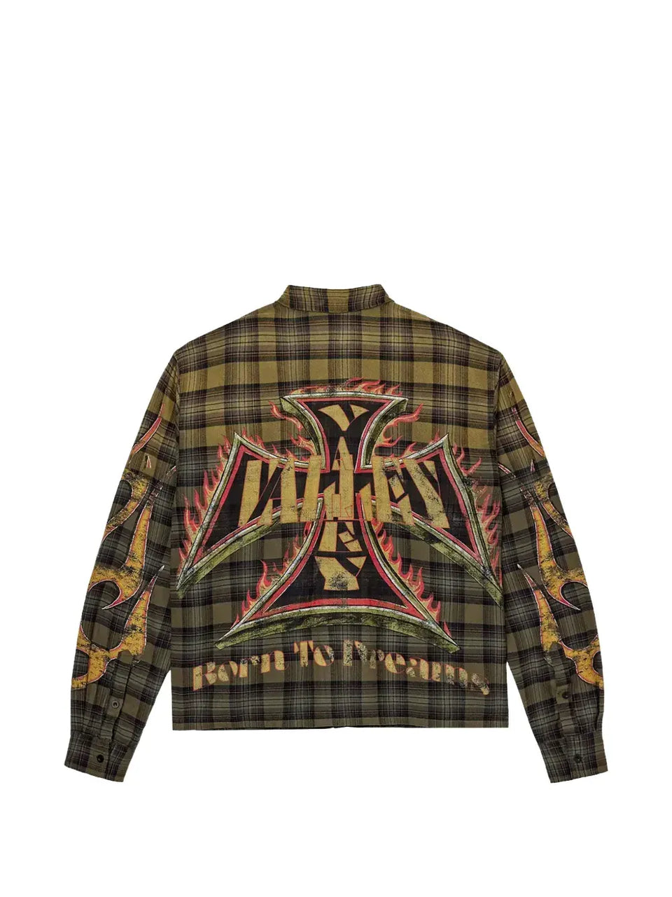 tartan graphic flannel