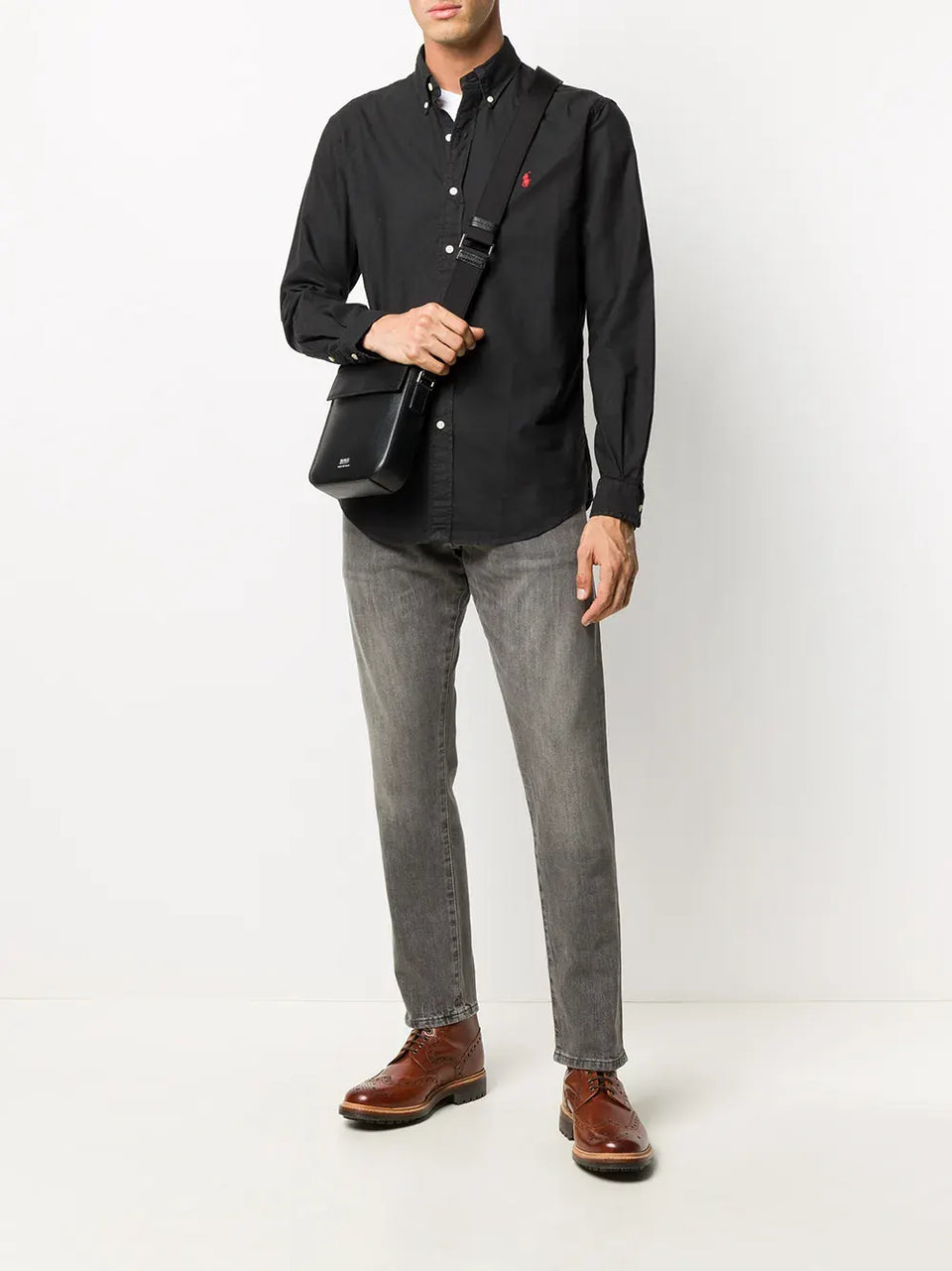 plain long-sleeved shirt