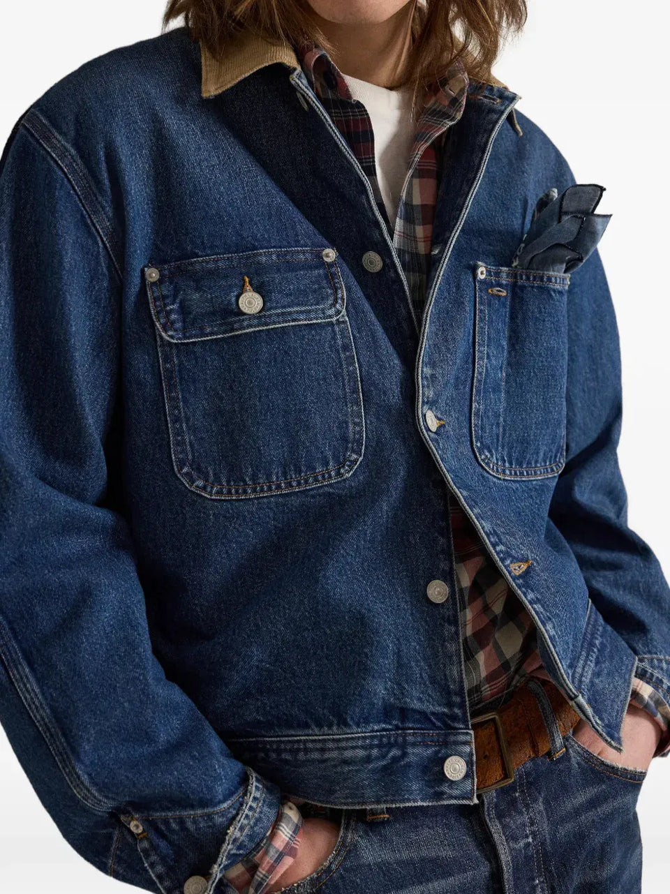 Dungaree denim jacket