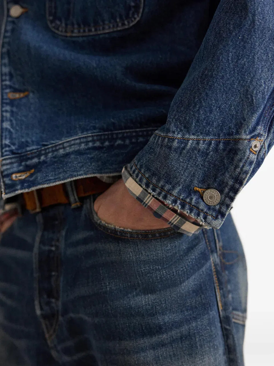 Dungaree denim jacket