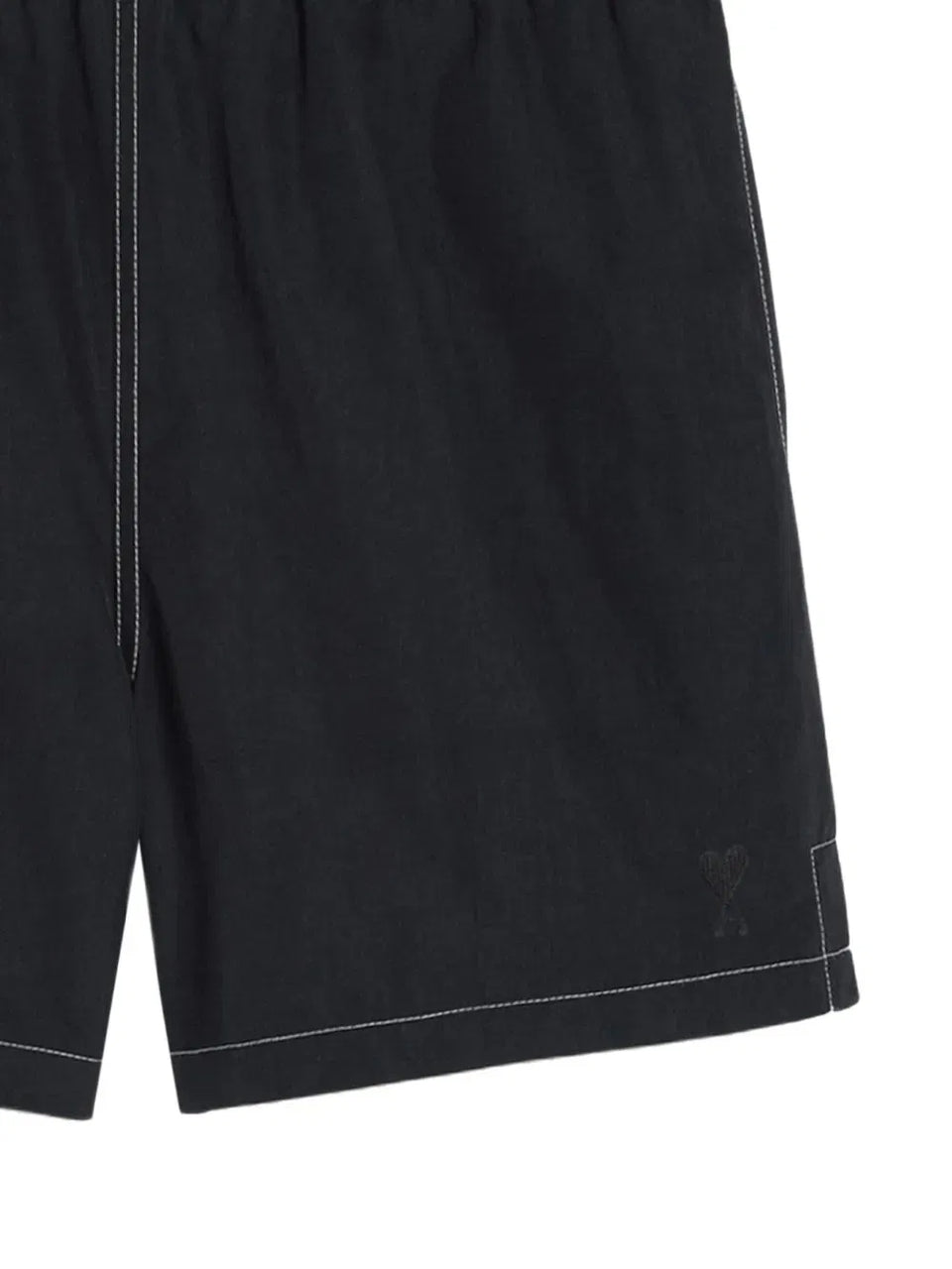 Ami de Coeur contrast-stitching swim shorts