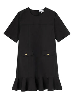 ruffled pocket dress