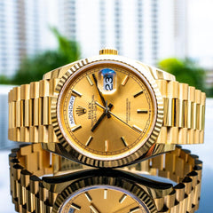 Rolex | Day-Date | 128238 | Yellow gold | 36 mm | Yellow gold | Gold | Automatic
