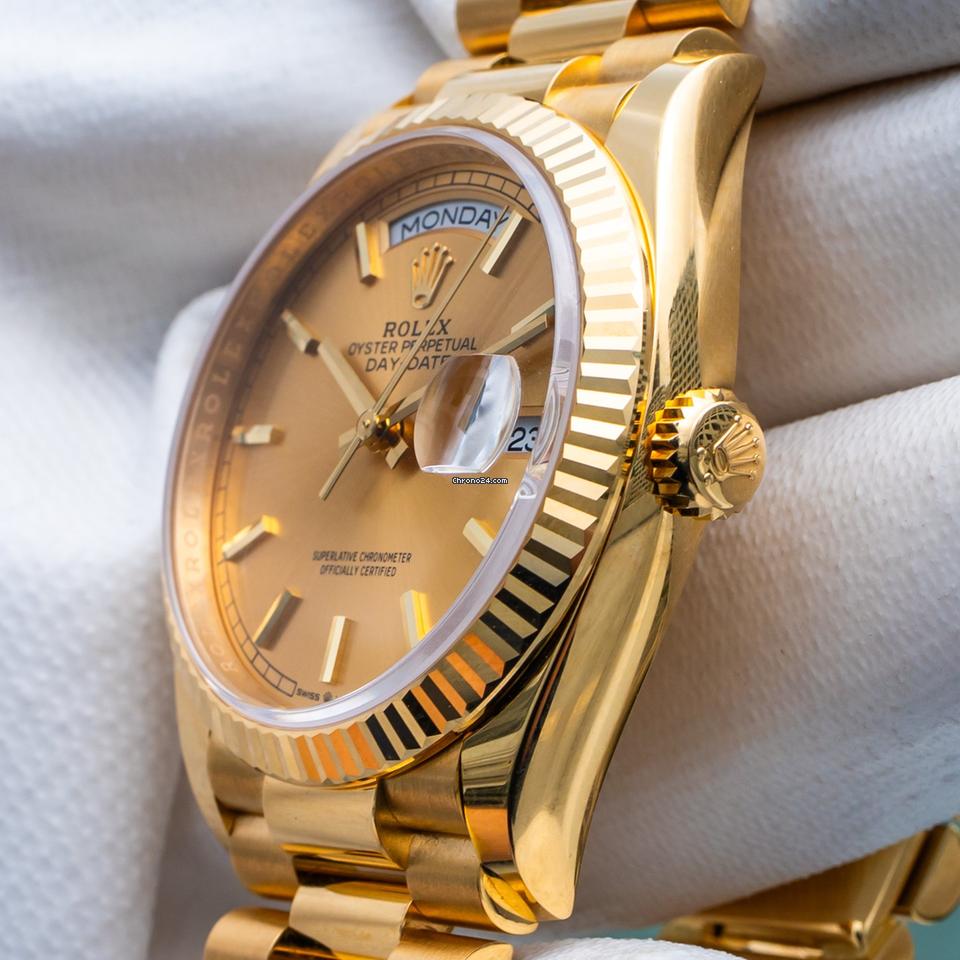 Rolex | Day-Date | 128238 | Yellow gold | 36 mm | Yellow gold | Gold | Automatic