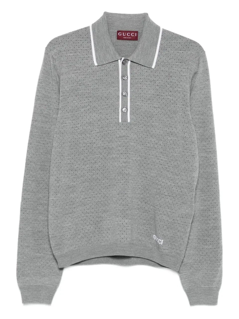 perforated polo shirt