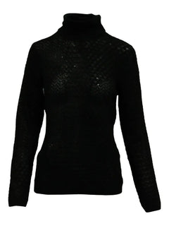 turtleneck knit sweater