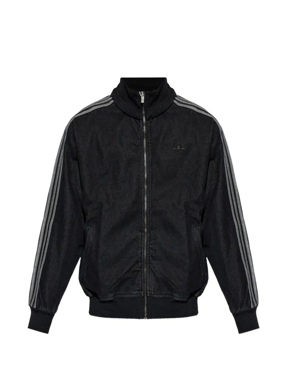 side-stripe zip-fastening jacket