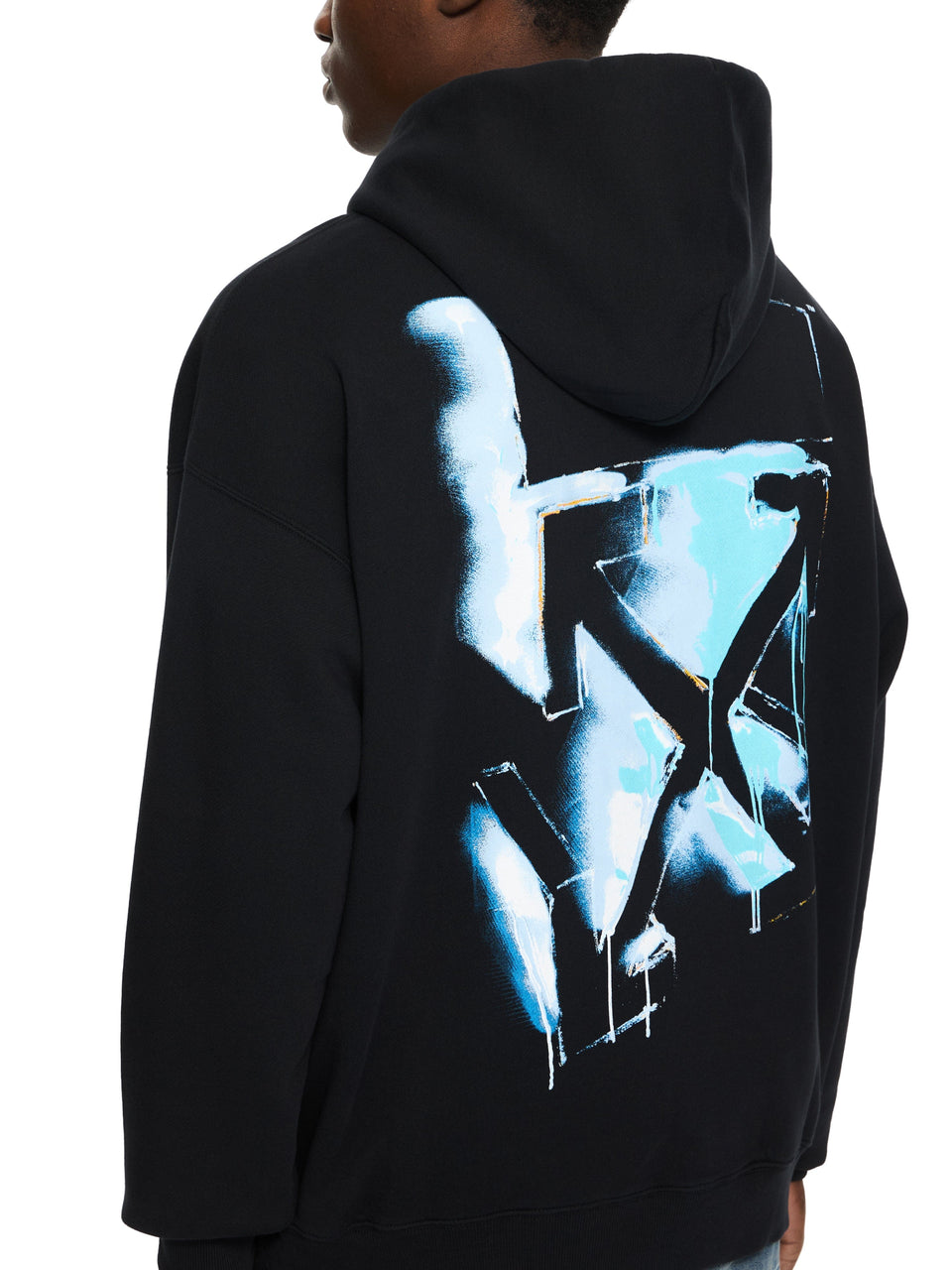 Off White 3D Spray Arrow Skate Hoodie