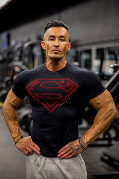 YoungLA 4117 Superman Compression T-Shirt