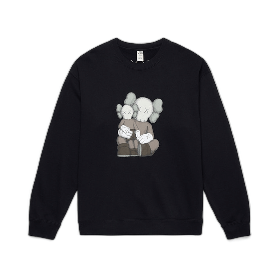 KAWS x Uniqlo Longsleeve Sweatshirt (US Sizing) Black