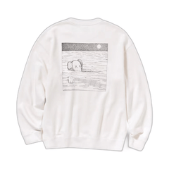 KAWS x Uniqlo Longsleeve Sweatshirt (US Sizing) Off White