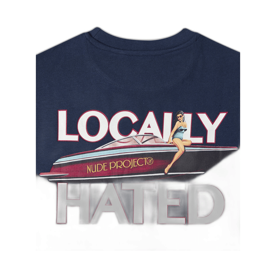 Nude Project Locally Hated T-Shirt Navy