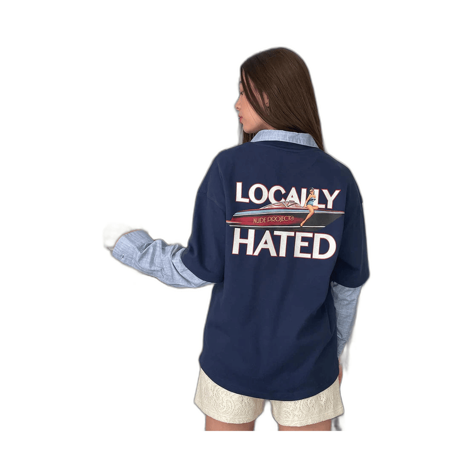 Nude Project Locally Hated T-Shirt Navy