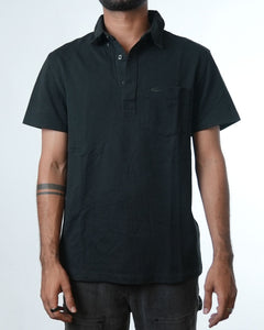 Lacoste Black Pocket Polo T-Shirt (M)