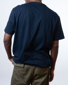 Armani Exchange Multiple Logo Navy Blue T-Shirt (XL)